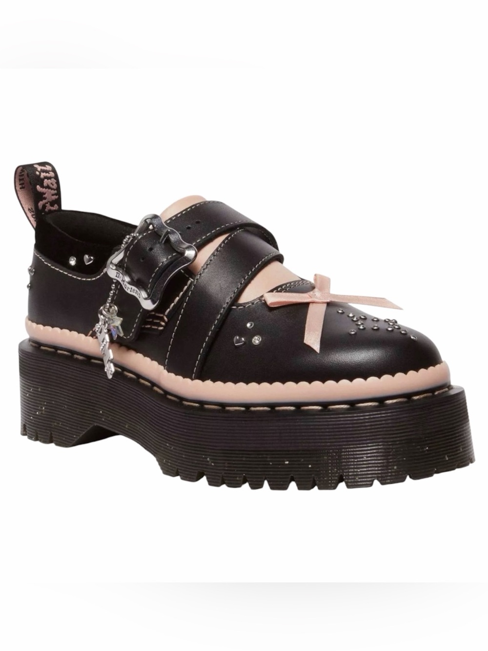 Dr. Martens KEMSLEY LEATHER
BUCKLE PLATFORM SHOES
